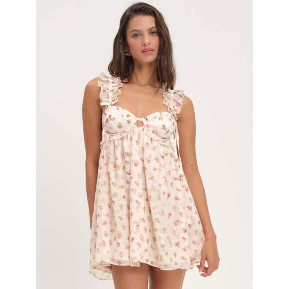 For Love And Lemons Dresses & Skirts - For Love & Lemons Poppy Mini Dress S / White